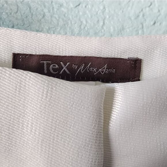 Tex by MaxAzria cropped midi Bermuda minimalist contemporary pants - Picture 4 of 11